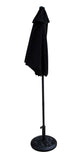 Shop4Omni Patio Shade Umbrella with Tilt (Black)