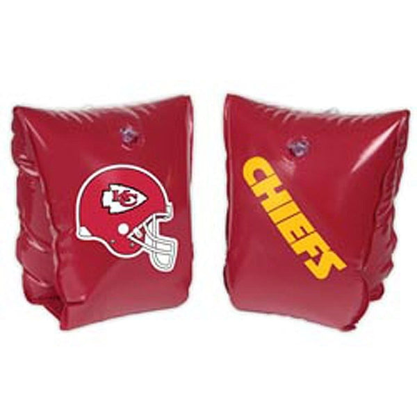 Ages 3-6 Years Inflatable Water Wings NFL Football Team: Kansas City Chiefs