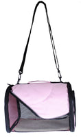 S4O Soft Sided Pet Kennel Cab Travel Dog Tote Carrier -16.5L x 10W x 10.5H Pink