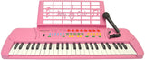 De Rosa Children 49 Keys Electronic Piano Music Keyboard (Silver)
