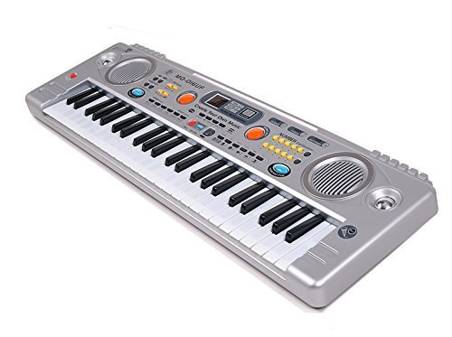 MQ-016UF 49 Key Childs Toy Electronic Keyboard - Plays Radio and MP3s