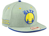 New Era 9FIFTY NBA Golden State Warriors The City Cap Hat - Heather Grey - OSFA