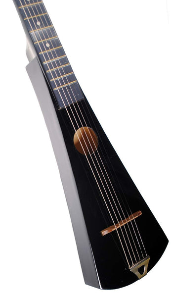 Shop4Omni Steel String Camping Travel Guitar with Bag (Black) Shop4Omni Steel String Camping Travel Guitar with Bag (Black)