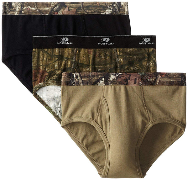 Mossy Oak Men's 3 Pack Underwear Briefs