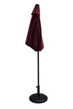 Shop4Omni Patio Shade Umbrella with Tilt (Black)