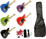 Child's Toy 30" Electric Guitar w/ Built-in Amp - Includes Case & Acc. Kit (Purple)
