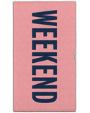 Leus Surf Towel Weekend Pink/Blue Ultra Plush 100% Cotton 58x33