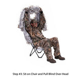 Ameristep Snow Hunter 3-D Chair and 3-D Cover System, Realtree APS