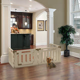 Convertible Indoor/Outdoor Pet Pen Panels: 4, Size: 20.3" H x 33.1" W x 33.1" D