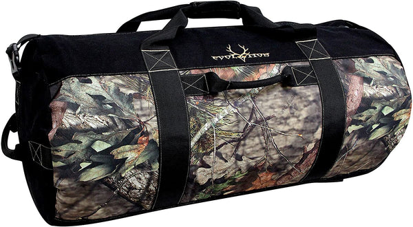 Evolution Outdoor Mossy Oak Gun & Gear Canvas Duffel Go Bag Duck - 2X-Large 42"