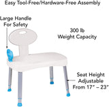 Carex Easy Transfer Shower Bench - Shower Chair for Elderly and Tub Transfer Bench for Bathtub