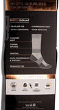 Copper Fit Men’s Compression Sports Crew Socks 2 Pairs Per Pack