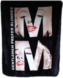 Gentlemen Prefer Blondes Marilyn Monroe Luxury Plush Twin Size Throw Blanket 60 x 80 in