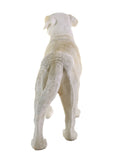 Yellow Labrador Dog Statue Lab Figurine Indoor Outdoor Home Lawn Garden 8" Long