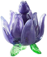 Plow & Hearth Flower Fruit Fly pest Trap, 3.5 Dia. x 5.5 H, Purple