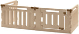Convertible Indoor/Outdoor Pet Pen Panels: 4, Size: 20.3" H x 33.1" W x 33.1" D