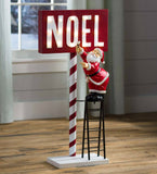 Shop4Omni Santa Lighted Holiday Marquee Sign with Timer