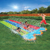 Banzai Triple Racer 16 Ft Water Slide with 3 Racer Body Boards