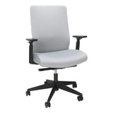 HON Basyx Biometryx Commercial-Grade Fabric Upholstered Task Chair - Grey