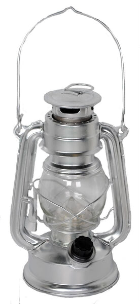 Shop4Omni LED Lantern Hanging Light Lamp w/ Dimmer - 12 inch - Silver