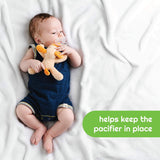Babalou Hush Plush Cute Baby Pacifier Clip