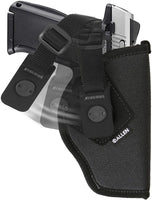 Allen Company Swipe MQR Handgun Holster, OWB Gun Holster with Magnetic Lock - Black