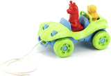 Green Toys Dune Buggy Pull Toy - Made in USA from Recycled Plastic