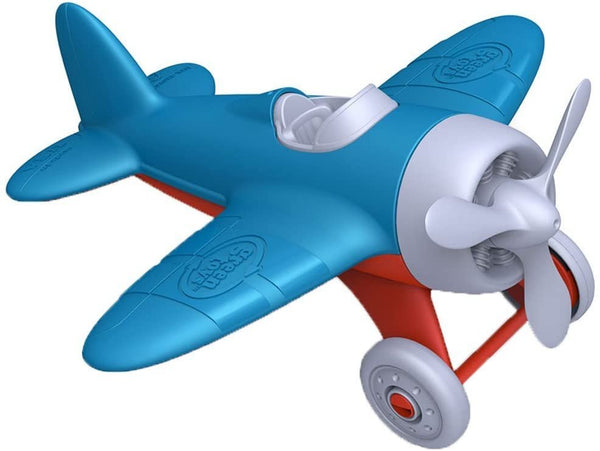 Green Toys Blue Propeller Airplane - Toy Vehicle Plane Made in USA from Recycled Plastic