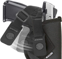 Allen Company Swipe MQR Handgun Holster, OWB Gun Holster with Magnetic Lock - Black