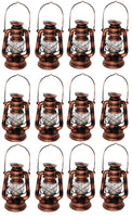 Shop4Omni LED Lantern Emergency Hanging Light Lamp w Dimmer - 12 inch - Silver