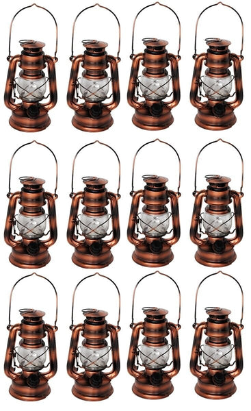 Shop4Omni LED Lantern Emergency Hanging Light Lamp w Dimmer - 12 inch - Silver