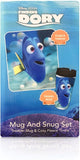 Pixar Finding Dory Mug and Snug Set. Traveler Mug & Cozy Fleece Throw