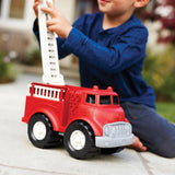 Green Toys Fire Truck - Toy Red Firetruck - Made in USA from Recycled Plastic
