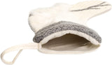 Transpac Imports, Inc. Woodland Faux Fur Cream and Grey 20 x 12 Polyester Christmas Stockings Set of 3