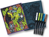 Crayola Art with Edge Coloring Book, Neon Coloring Pages, 18 Pages