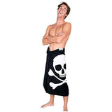 Leus Surf Towel Scallywag Black and White Ultra Plush 100% Cotton 58x33
