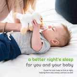 Babalou Hush Plush Cute Baby Pacifier Clip