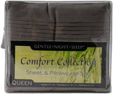 Comfort Collection Gentle Night Sleep Bed Sheet & Pillowcase Set Queen Size