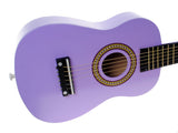 Mini Kids Acoustic Toy Guitar Kit Gig Bag + Picks + Strap + Tuner (Glitter Blue)