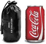 Cabeau Air Evolution Inflatable Travel Neck Pillow and Case - Compress to The Size of a Can for Easy Storage - Washable Velour Cover - 360 Degree Neck Comfort and Chin Support