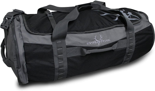 Evolution Outdoor Design 61425 Big Mouth Duffel Bag - Medium - Grey Black