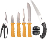 Eastman Outdoors 9 Piece Deluxe Game Processing Meat Butchering Kit with Sturdy Case