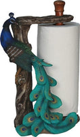 River's Edge Peacock Paper Towel Holder