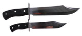 CampCo Humvee Bowie Knife Set w Stainless Steel Blades and Pakawood Handles