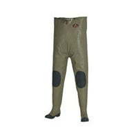 Pro Line Men's Stream Rubber Chest Waders Cleated, KHAKI, 10M