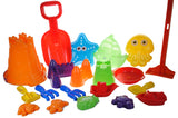 Amloid 20pc Assorted Beach Toys for Kids Summer Fun