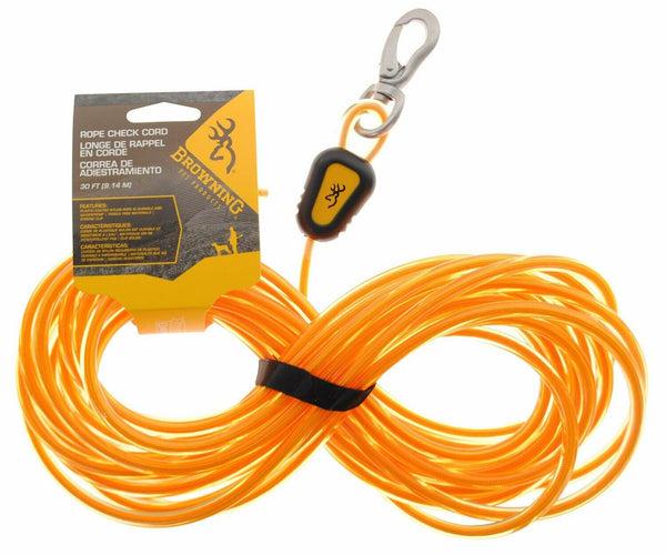 Browning Dog Tie Out Training Leash Rope Check Cord Large 30 ft No Tangle Cable