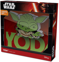 3D Light FX Star Wars Yoda 3D Deco Mini-Sized LED Wall Light