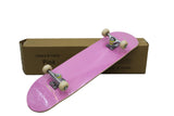 Complete Full Size Kids Teen Maple Deck Double Kick Trick Cruise Skateboard Pink
