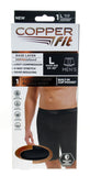 Copper Fit Men's Compression Boxer Brief Underwear - Black - Large (34-36")